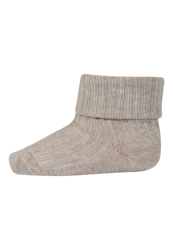 Wool Baby Socken, gerippt