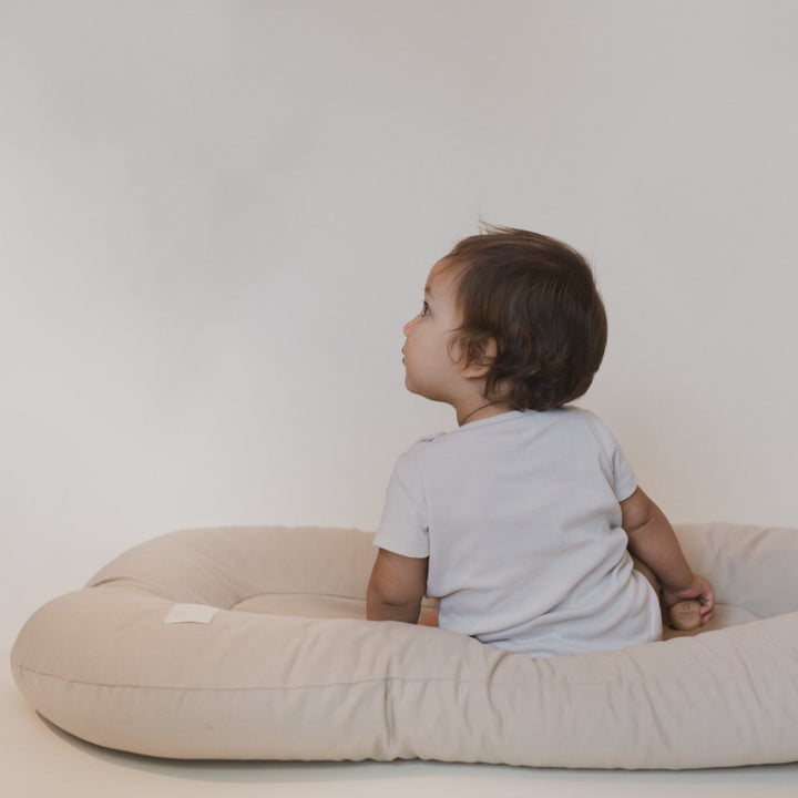 hogi organic Baby Nest 'sand natur'
