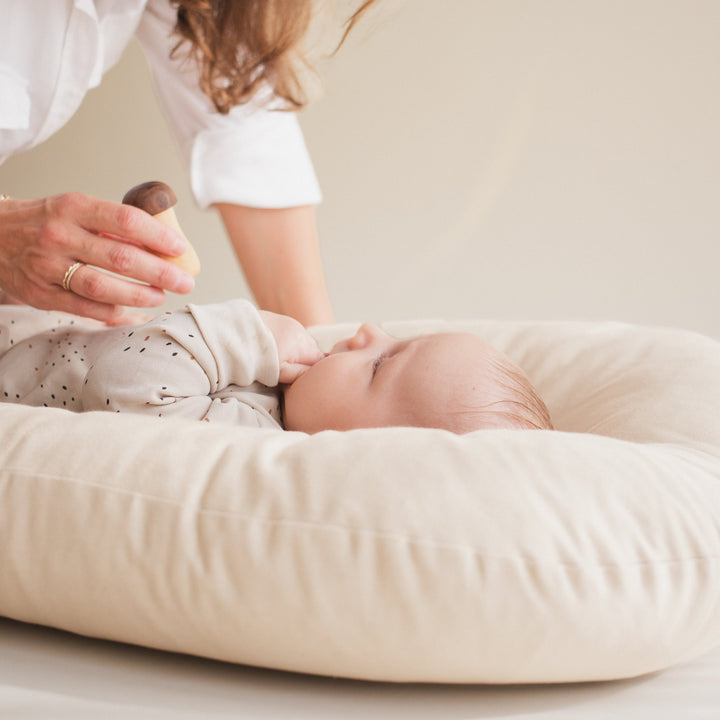 hogi organic Baby Nest 'sand natur'