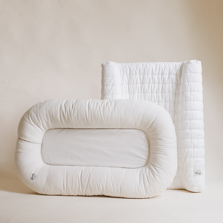 Essentials Set: hogi Nest sand + Hevea Hug Keil