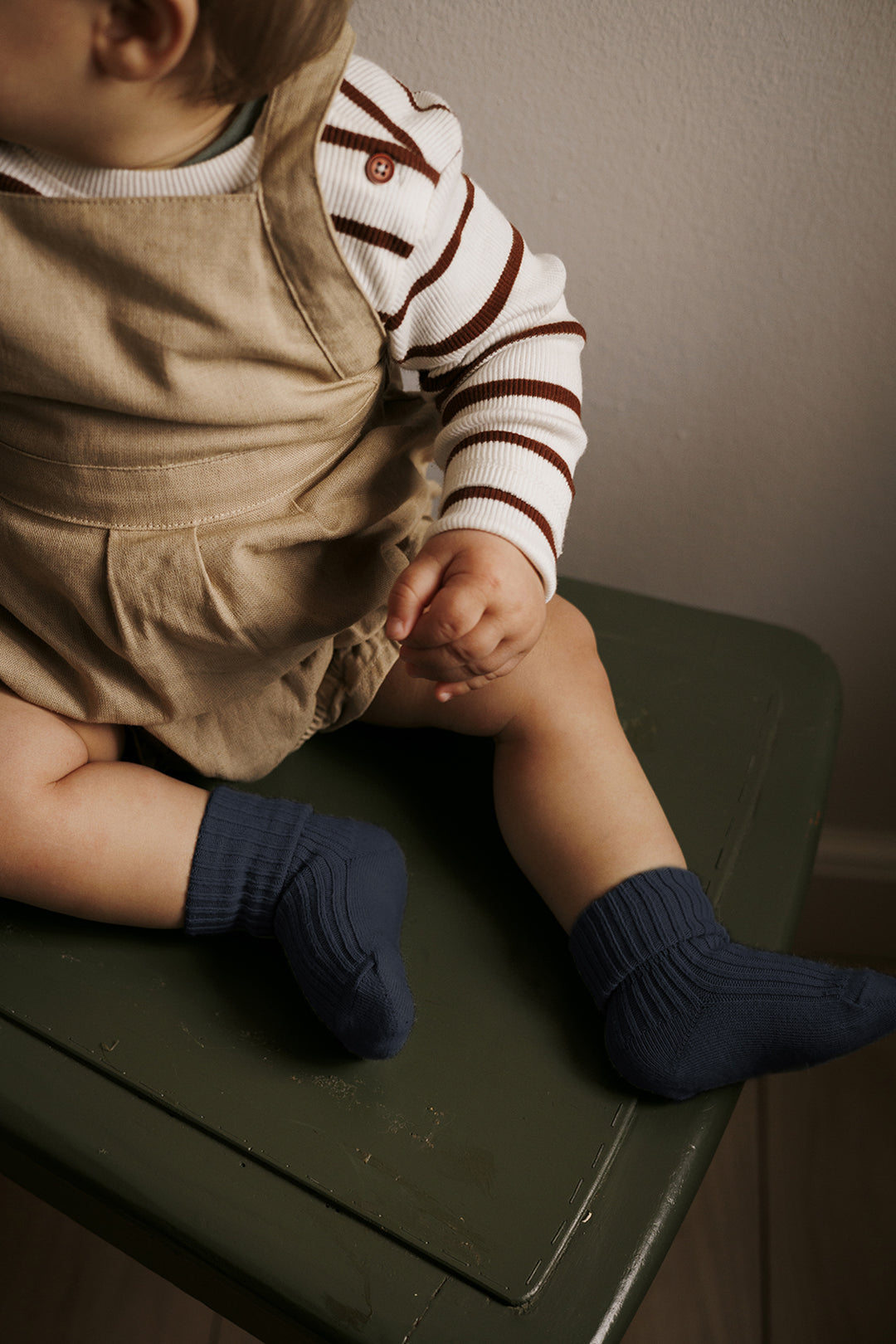 Wool Baby Socken, gerippt