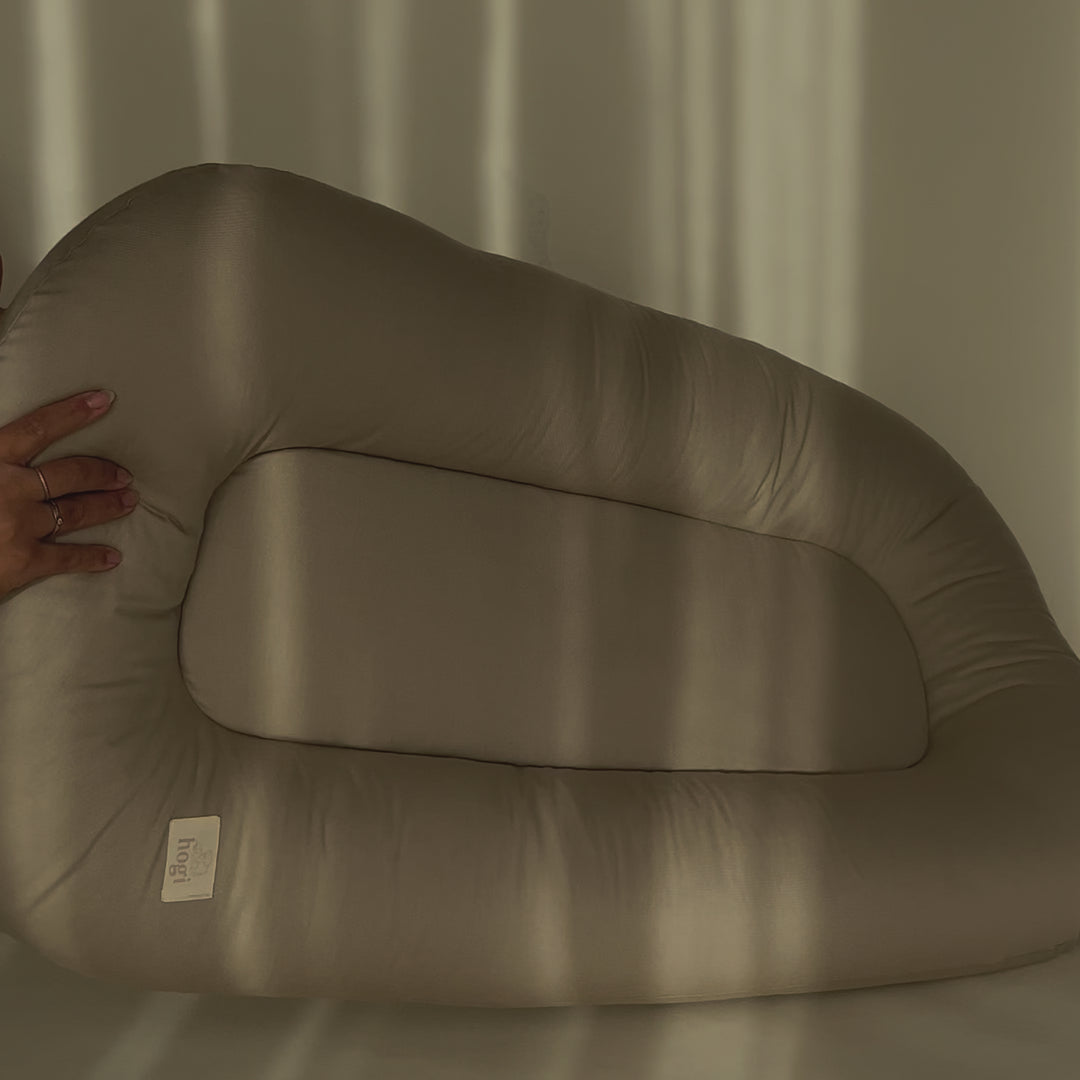 hogi organic Baby Nest 'sand natur'